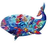 Пазл деревянный фигурный &laquo;Кит&raquo;, 104 элементов