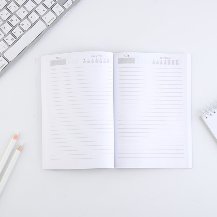 Ежедневник в мягкой обложке «Кот» А5, 80 листов Ежедневник в мягкой обложке «Кот» А5, 80 листов