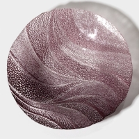 Салатник стеклянный &laquo;Драхна&raquo;, d=33 см, цвет бордовый