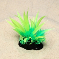 Растение искусственное аквариумное, светящееся, 10 см, зелёное Растение искусственное аквариумное, светящееся, 10 см, зелёное
