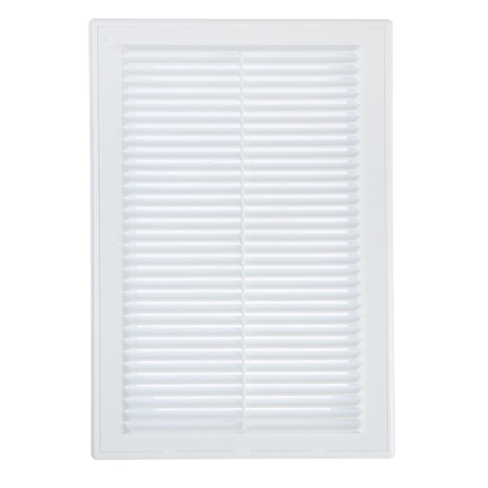 Решетка вентиляционная "КосмоВент" ЛР206, 206 х 300 мм, с сеткой, разъемная