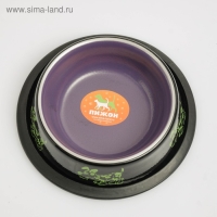 Миска с нескользящим основанием, 230 мл, двухцветная