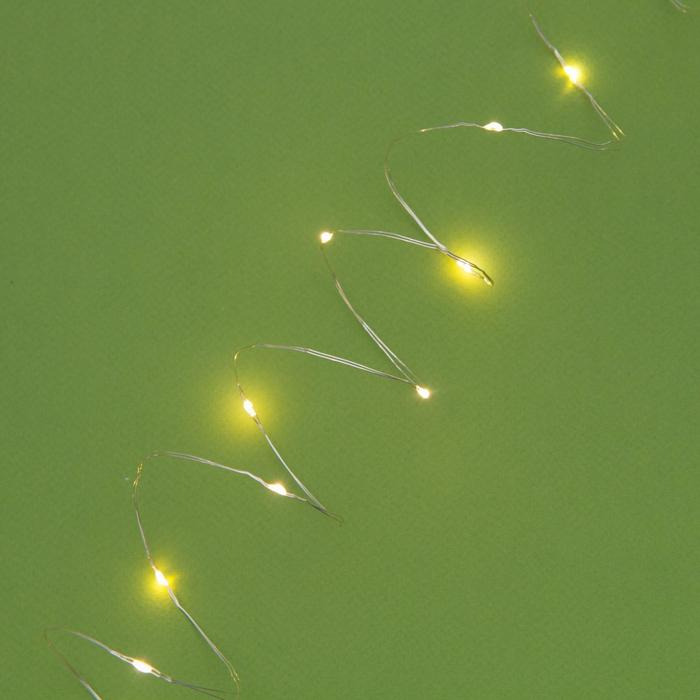 Гирлянда «Нить» 20 м роса, IP44, серебристая нить, 200 LED, свечение тёплое белое, 2 режима, солнечная батарея Гирлянда «Нить» 20 м роса, IP44, серебристая нить, 200 LED, свечение тёплое белое, 2 режима, солнечная батарея