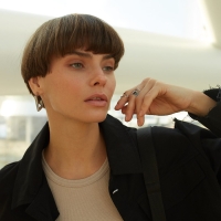 Серьги &laquo;Геометрия&raquo; обливион, крупные, цвет серебро