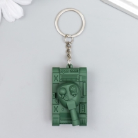 Фонарик свет, звук "Танк" 2,8х5,1х2,9 см