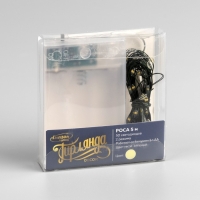 Гирлянда &laquo;Нить&raquo; 5 м роса, IP20, зелёная нить, 50 LED, 2 режима, батарейки AAх3 (нет в комплекте), свечение тёплое белое