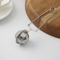 Ситечко для чая Доляна «Ёлочка», 16,5 см, цвет серебристый Ситечко для чая Доляна «Ёлочка», 16,5 см, цвет серебристый