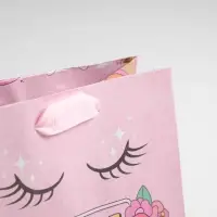 Пакет подарочный крафтовый квадратный, упаковка, &laquo;Shine on&raquo;, 14 х 14 х 9 см