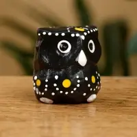 Набор сувенирный "Совушки" дерево Албезия (5 штук), 3 см