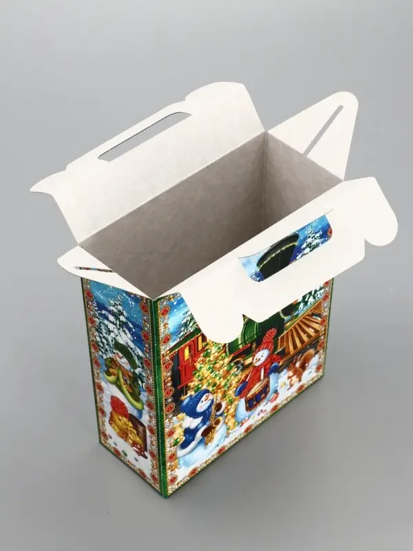 Подарочная коробка новогодняя &laquo;Экспресс&raquo; 14&times;6&times;21 см