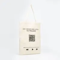 Шопер &laquo;Плей-лист&raquo;, без молнии, без подклада, цвет бежевый