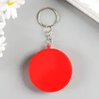 Брелок для ключей на кольце &laquo;Круглый&raquo;, с компасом, пластик, 4.5&times;4.5&times;1 см, МИКС