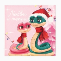 Набор подарочный "Уютной зимы" плед и акс