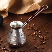 Турка для кофе медная &laquo;Кошки&raquo;, 0,5 л