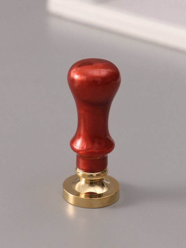 Печать для сургуча с пластиковой ручкой Печать для сургуча с пластиковой ручкой "Венок с буквой U" 2,5х2,5х6,3 см