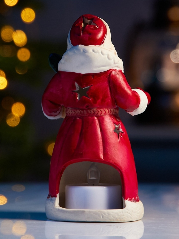 Светодиодная фигура "Дед Мороз" 13.2х7.1х6, 1 LED, LR44x3(в компл.), Т/БЕЛЫЙ