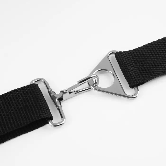 Полукольцо-пластина для сумки, 15/25 мм, 2 шт., цвет серебряный