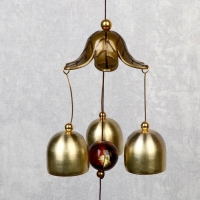 Музыка ветра металл "Карп" 6 колокольчиков 54 см Музыка ветра металл "Карп" 6 колокольчиков 54 см