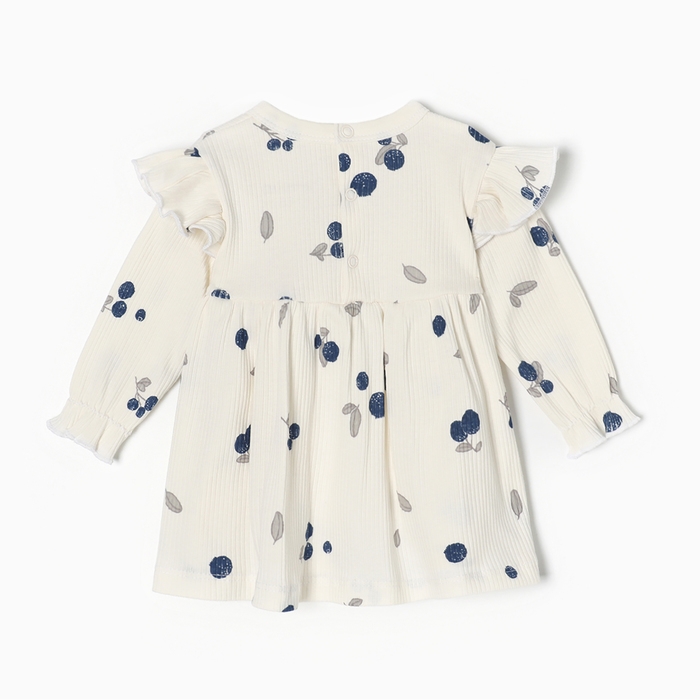 Платье и повязка Крошка Я Blueberry р. 62-68, молочный Платье и повязка Крошка Я Blueberry р. 62-68, молочный