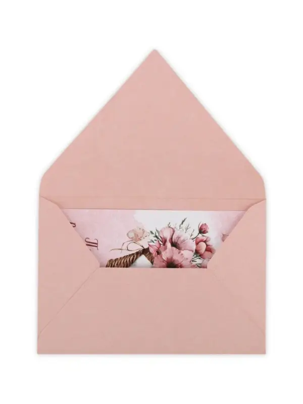 Конверт для денег с открыткой и наклейкой &laquo;Нежные цветы&raquo;, тиснение, акварельный картон, 16 х 11 см