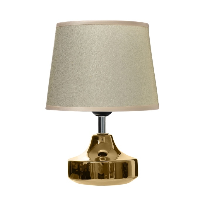 Настольная лампа с абажуром RISALUX &laquo;Блеск&raquo;, 1&times;40 Вт, Е27, 17&times;17&times;24 см