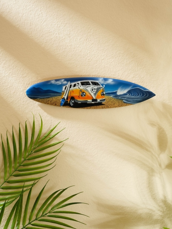 Панно Панно "Доска для сёрфа "Сплитти" дерево 30х7 см