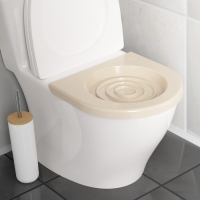 Туалет для приучения кошек к унитазу 39,2 х 38,7 х 3 см, коричневый