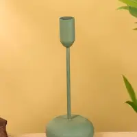 Подсвечник на 1 свечу текстурный "Болотный" 8х8х20 см