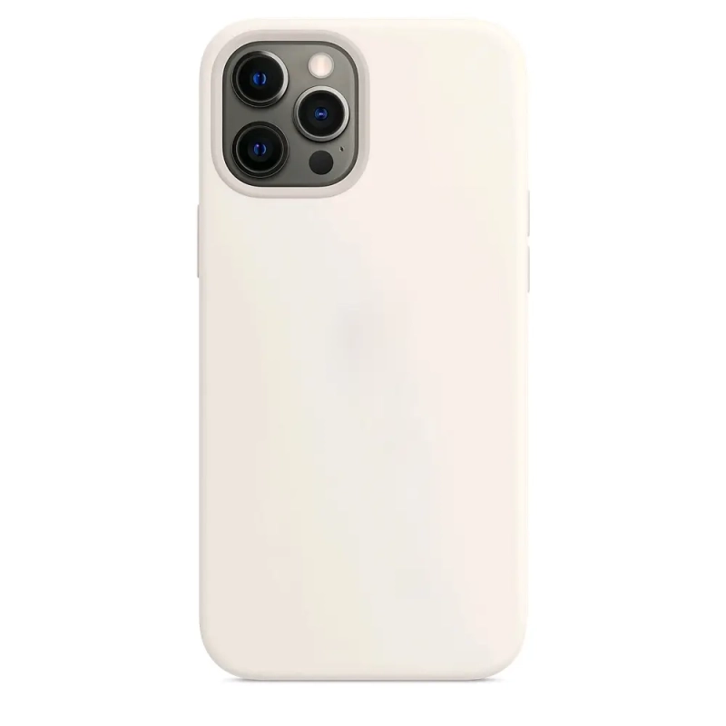 Чехол iPh 12 Pro Max Silicon Case  ORG White