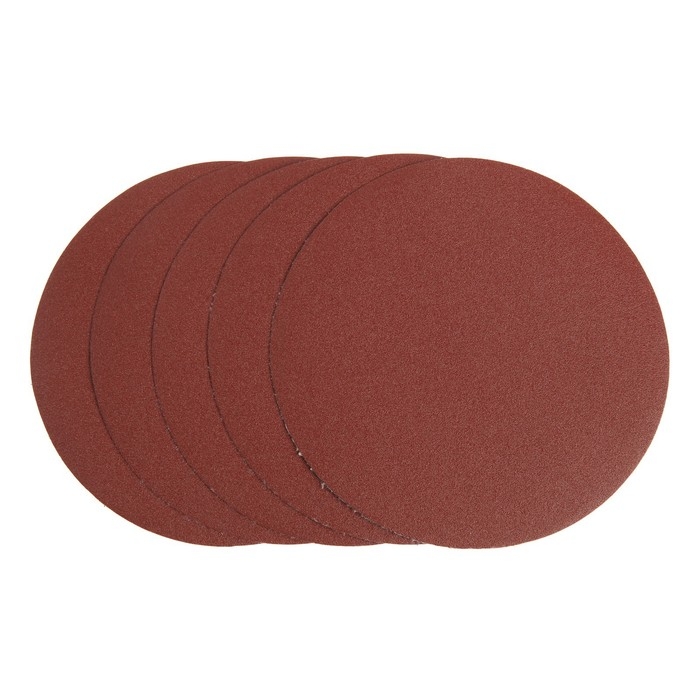 Круг абразивный шлифовальный под Круг абразивный шлифовальный под "липучку" ТУНДРА, 150 мм, Р180, 5 шт.