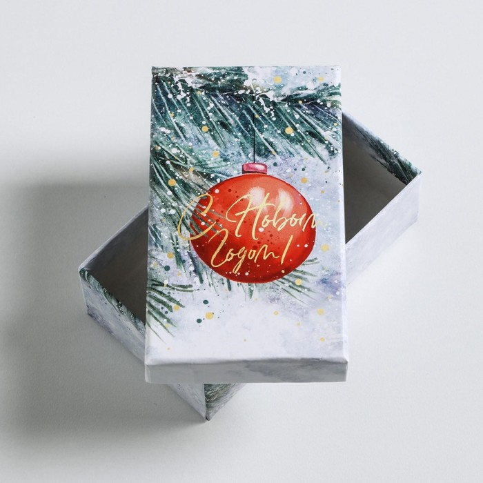 Набор подарочных коробок 10 в 1 &laquo;Акварельный&raquo;, 12 х 7 х 4 - 32.5 х 20 х 12.5 см, Новый год