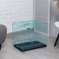 Клетка для собак 51 х 35 х 41 см, голубая