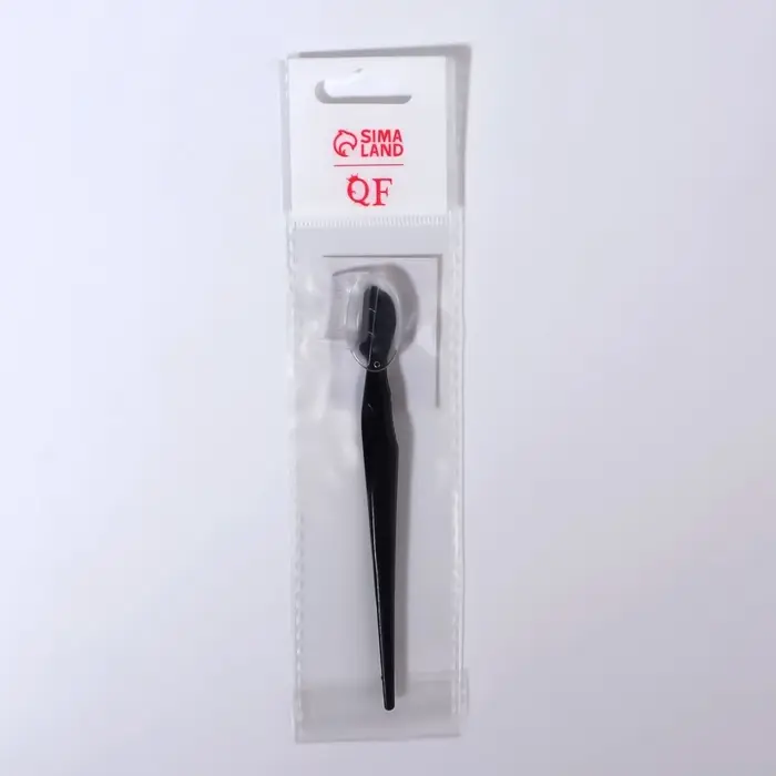 Бритва для коррекции бровей, с защитным чехлом, 11.5 см, чёрная