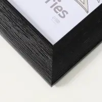 Фоторамка для фото 21х30 см (с ножкой) "Luxe Elegance" пластик, чёрный, (пластик экран)