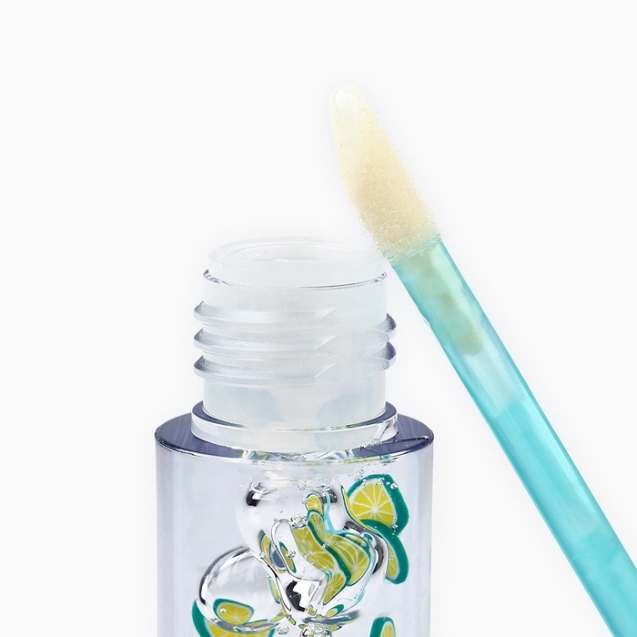 Набор детской косметики с кольцом &laquo;Свежесть лайма&raquo;, тени 4 цв по 1,5 гр, блеск 10 гр, тон прозрачный