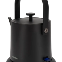 Чайник HYK-S2042 0.6л. 1000Вт черный (металл)