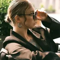 Серьги металл "Кольца" тренд, цвет золото