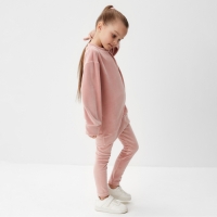Костюм детский (свитшот, лосины) KAFTAN Plushy р.30 (98-104), розовый Костюм детский (свитшот, лосины) KAFTAN Plushy р.30 (98-104), розовый