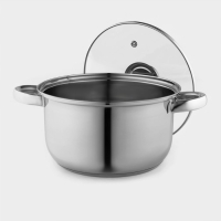 Кастрюля с крышкой из нержавеющей стали Доляна «Классика», 2,2 л, d=19 см, капсульное дно Кастрюля с крышкой из нержавеющей стали Доляна «Классика», 2,2 л, d=19 см, капсульное дно