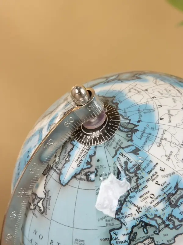 Глобус сувенирный, 18&times;15&times;26 см, подставка металл