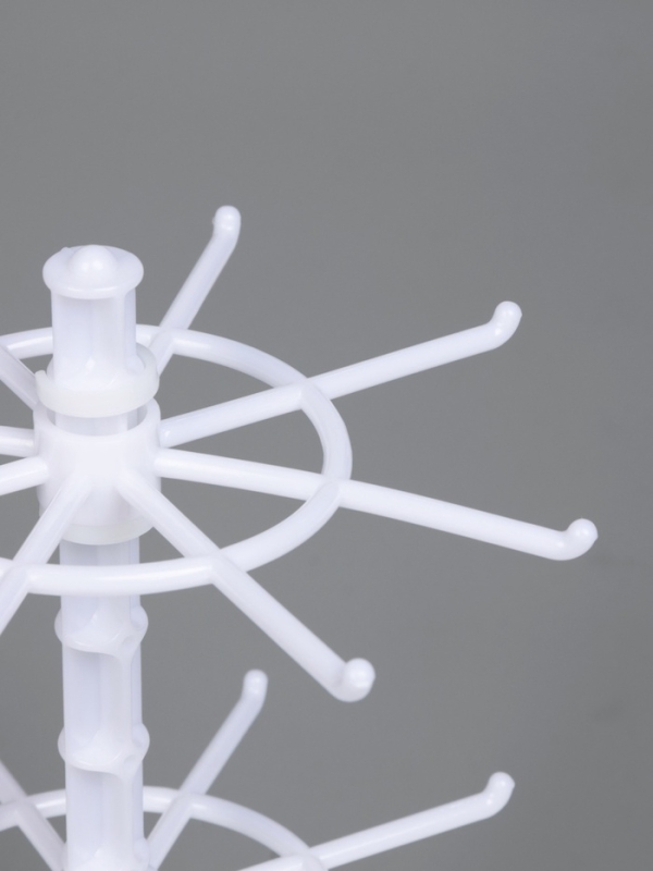 Подставка для украшений "Карусель" универсальная, 16*16*28 см, цвет белый