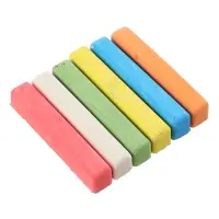 Мел цветной &laquo;Футбол&raquo; 6 шт., 1.2&times;1.2 см