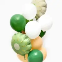 Воздушные шары "Капибара с ромашкой" фольга, латекс, набор 12 штук