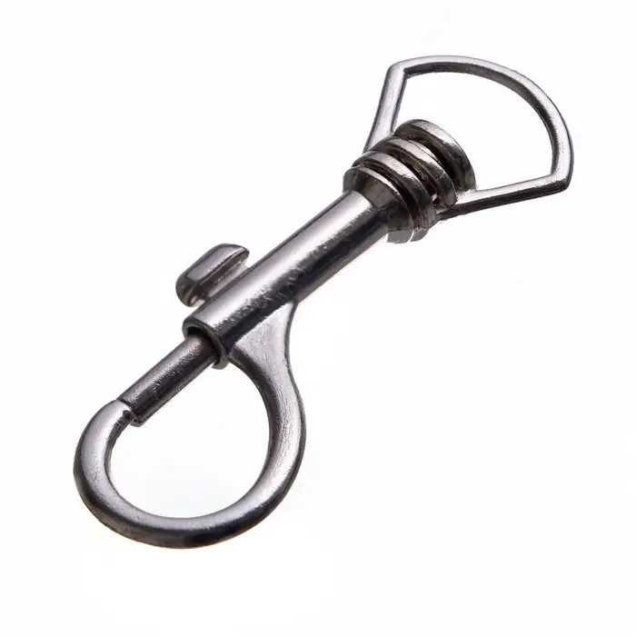 Карабин узкий, 6,2 см (ширина проушины 1,7 см)