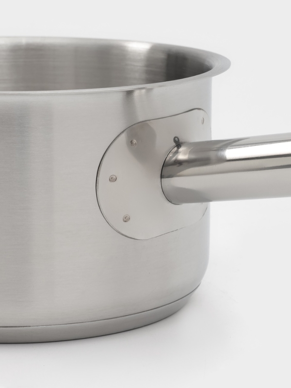 Ковш 1,3 л, d=14, h=8,5 см, с крышкой, толщина стенки 0,8 мм, индукция