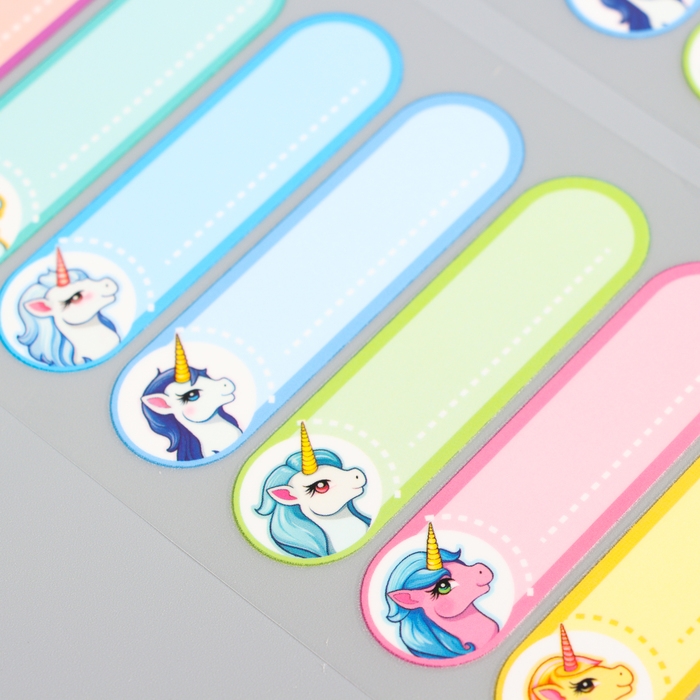 Термобирки для одежды. Набор именных термонаклеек для маркировки детских вещей «Мир волшебства», 54 шт Термобирки для одежды. Набор именных термонаклеек для маркировки детских вещей «Мир волшебства», 54 шт