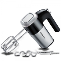 Миксер BRAYER 1302BR, ручной, 800 Вт, 5 скоростей, 2 насадки, чёрно-серый Миксер BRAYER 1302BR, ручной, 800 Вт, 5 скоростей, 2 насадки, чёрно-серый