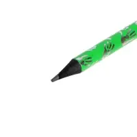 Карандаш чернографитный твёрдость НВ &laquo;Ладошки&raquo; с ластиком, заточенный, круглый, МИКС