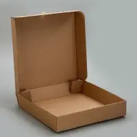 Коробка для пиццы, бурая, 32 х 32 х 6 см