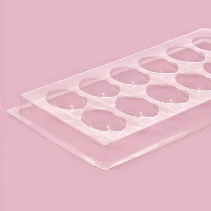 Форма для шоколада и конфет &laquo;Поцелуй&raquo;, 12 ячеек, 22&times;11 см, прозрачная